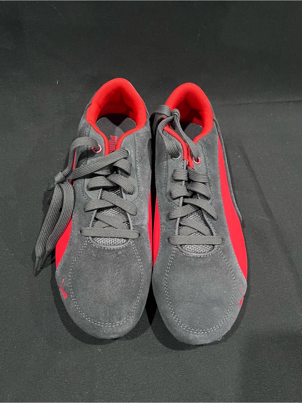 Rare VTG Puma Speedcat OG Motorsport Gray & Red Suede Lifestyle Sneakers